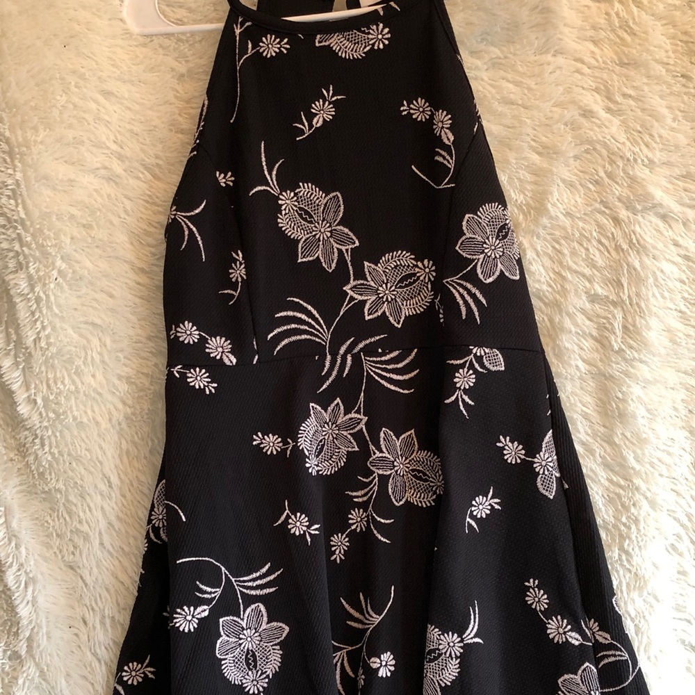 Black Floral Dress
